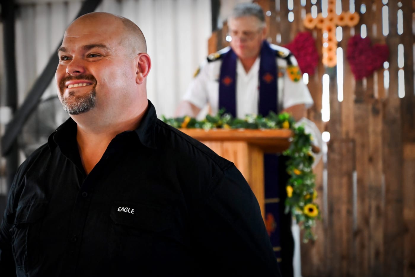 Wedding ceremony by Dr. Gerrit Rademeyer in Buffels Bay (Buffalo Bay)