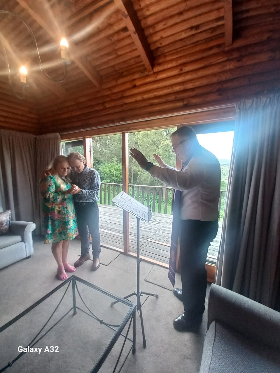 Wedding ceremony by Dr. Gerrit Rademeyer in Buffels Bay (Buffalo Bay)