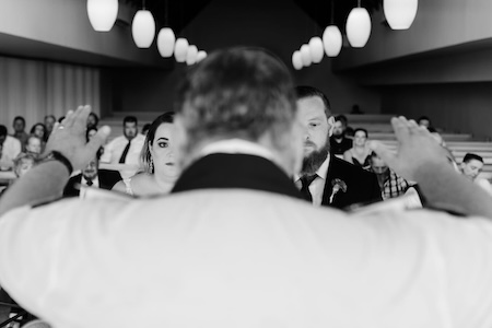 Wedding ceremony by Dr. Gerrit Rademeyer in Buffels Bay (Buffalo Bay)