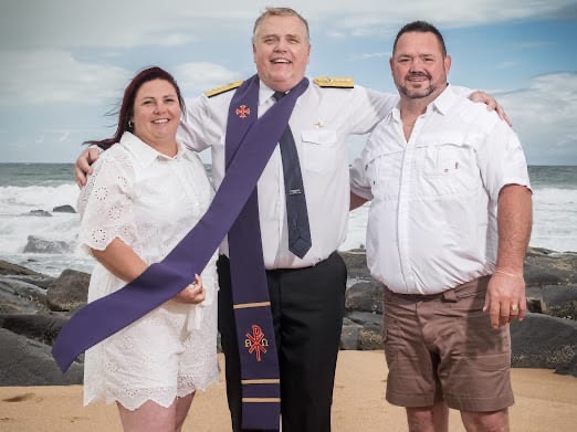 Wedding ceremony by Dr. Gerrit Rademeyer in Buffels Bay (Buffalo Bay)